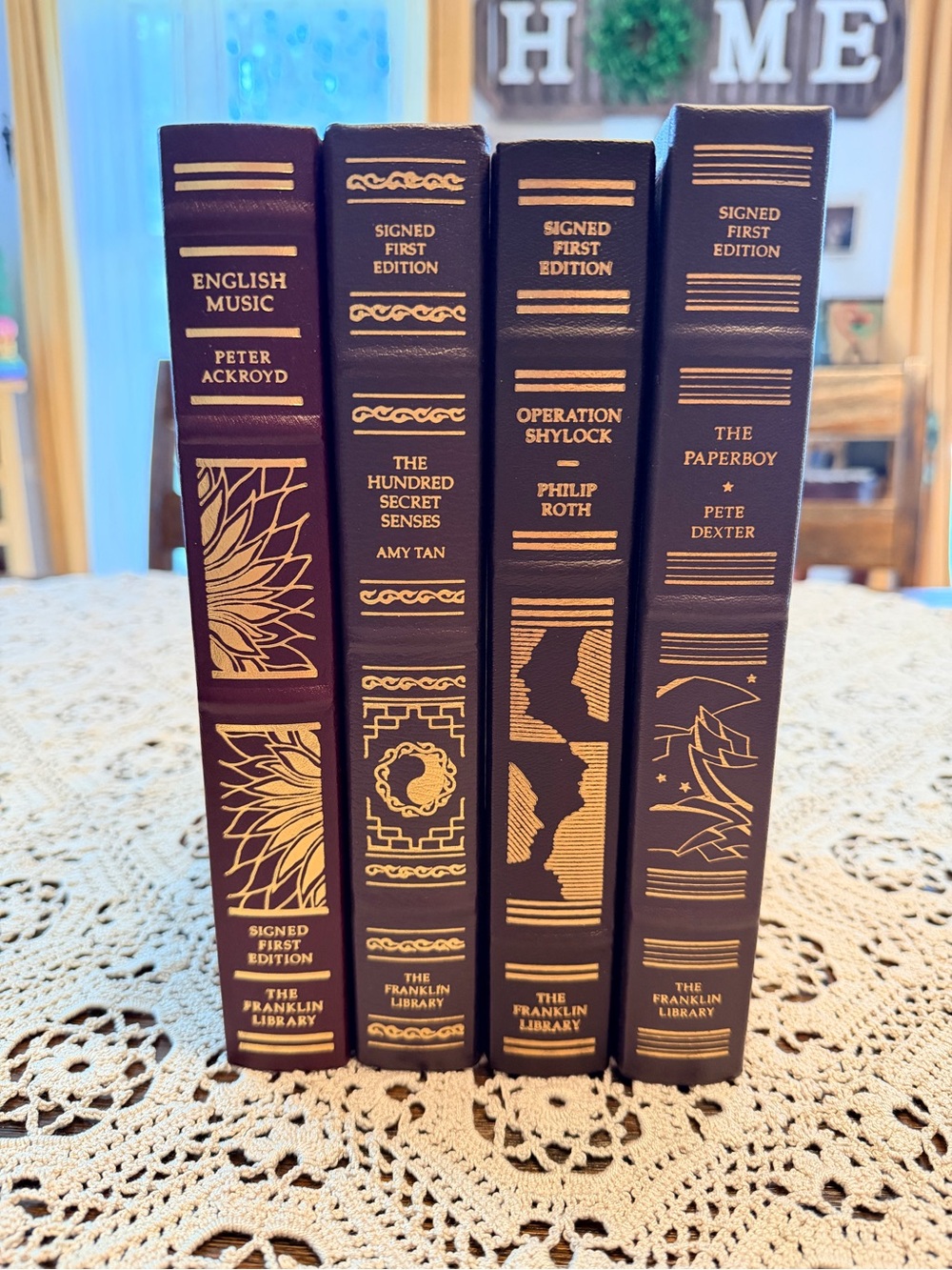 Leatherbound Book Set - Brown